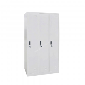 LCRV 3 Door Dual Lock Locker Cabinet